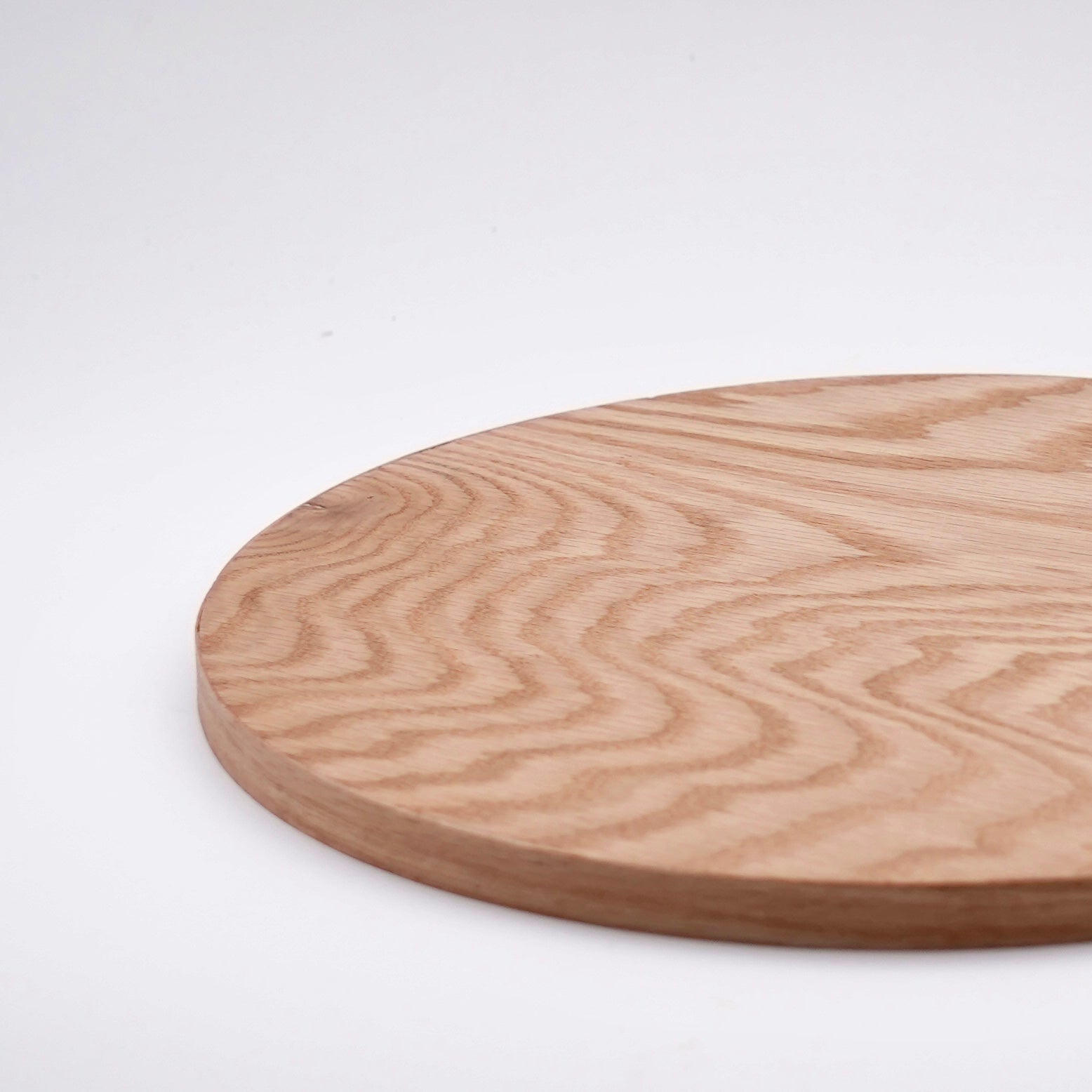 Plato base madera clara